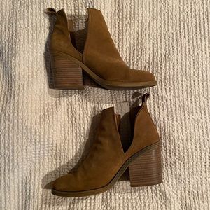Light Brown Steve Madden Booties | Thick Heel